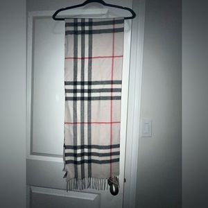 Burberry Classic Check Cashmere Scarf